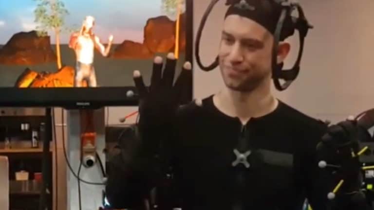 MoCap Pro Gloves Animated hands for a Zombie in a production environment
