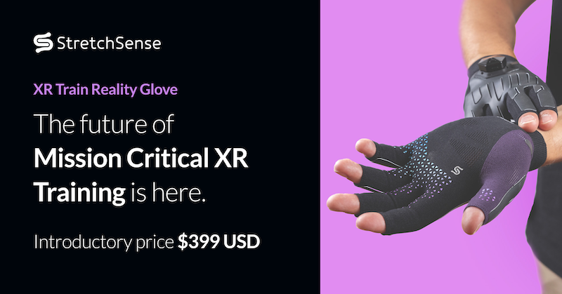 Watch to see the future of XR training - natural hand interaction delivered by StretchSense Reality XR Train gloves